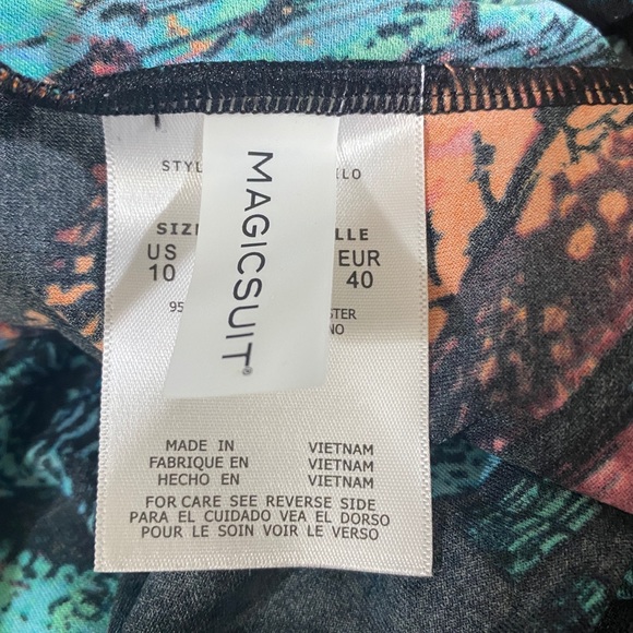 Magicsuit Viper Chloe Tankini Top Size 10 - Picture 3 of 6